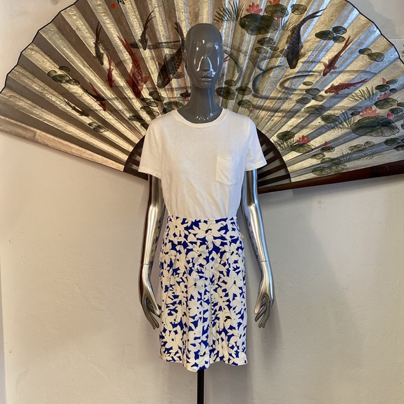 Anthropologie Silk Skirt, 10 - Picture 2 of 5